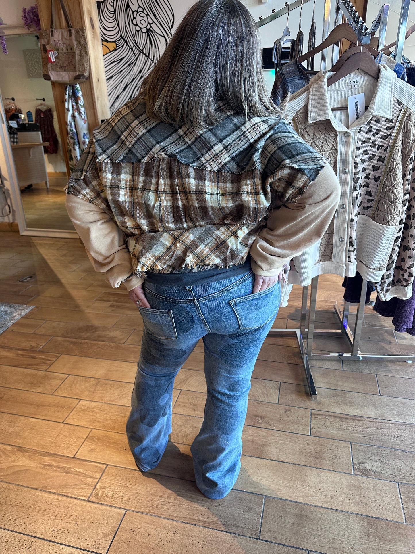 Floral Boot Cut Jeans (OLI&HALI)