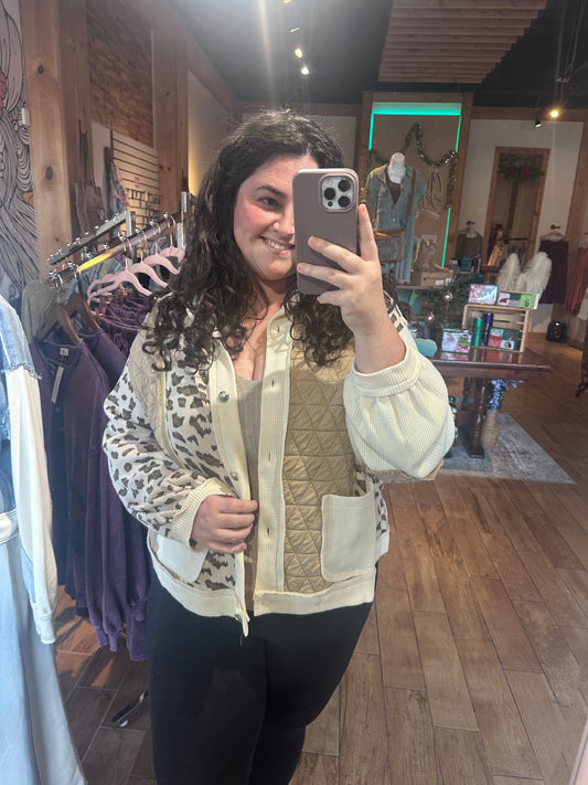 Animal Print Shacket (POL)