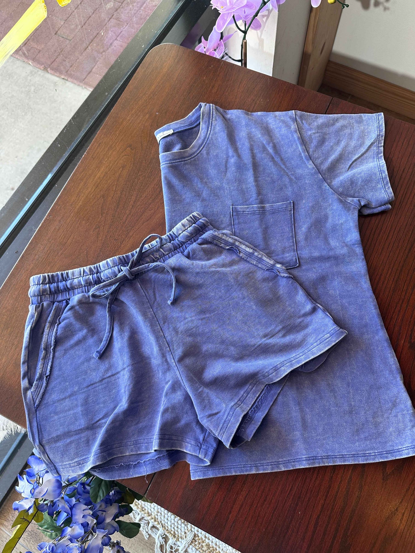 Cotton Pocket Short Set
