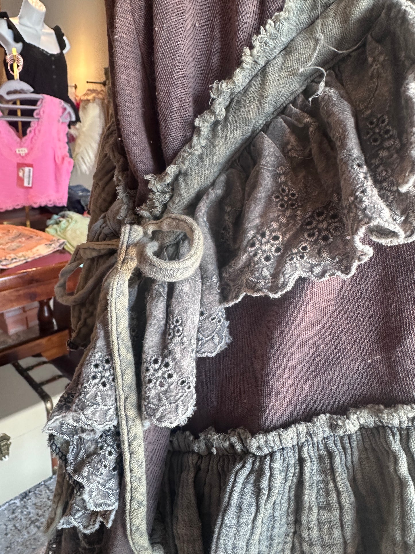 Sleeveless Tiered Ruffle Tunic (OLI&HALI)