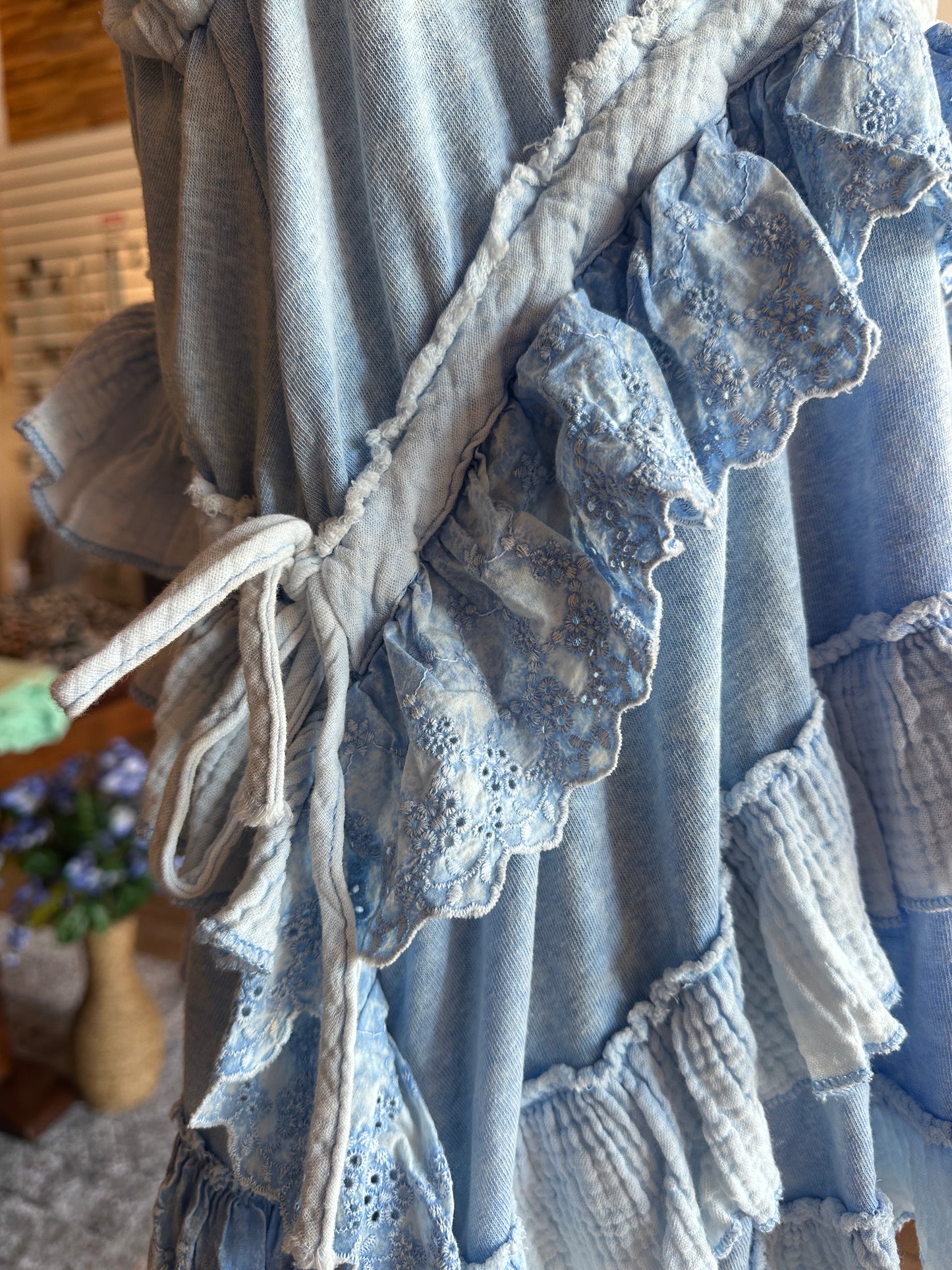 Sleeveless Tiered Ruffle Tunic (OLI&HALI)