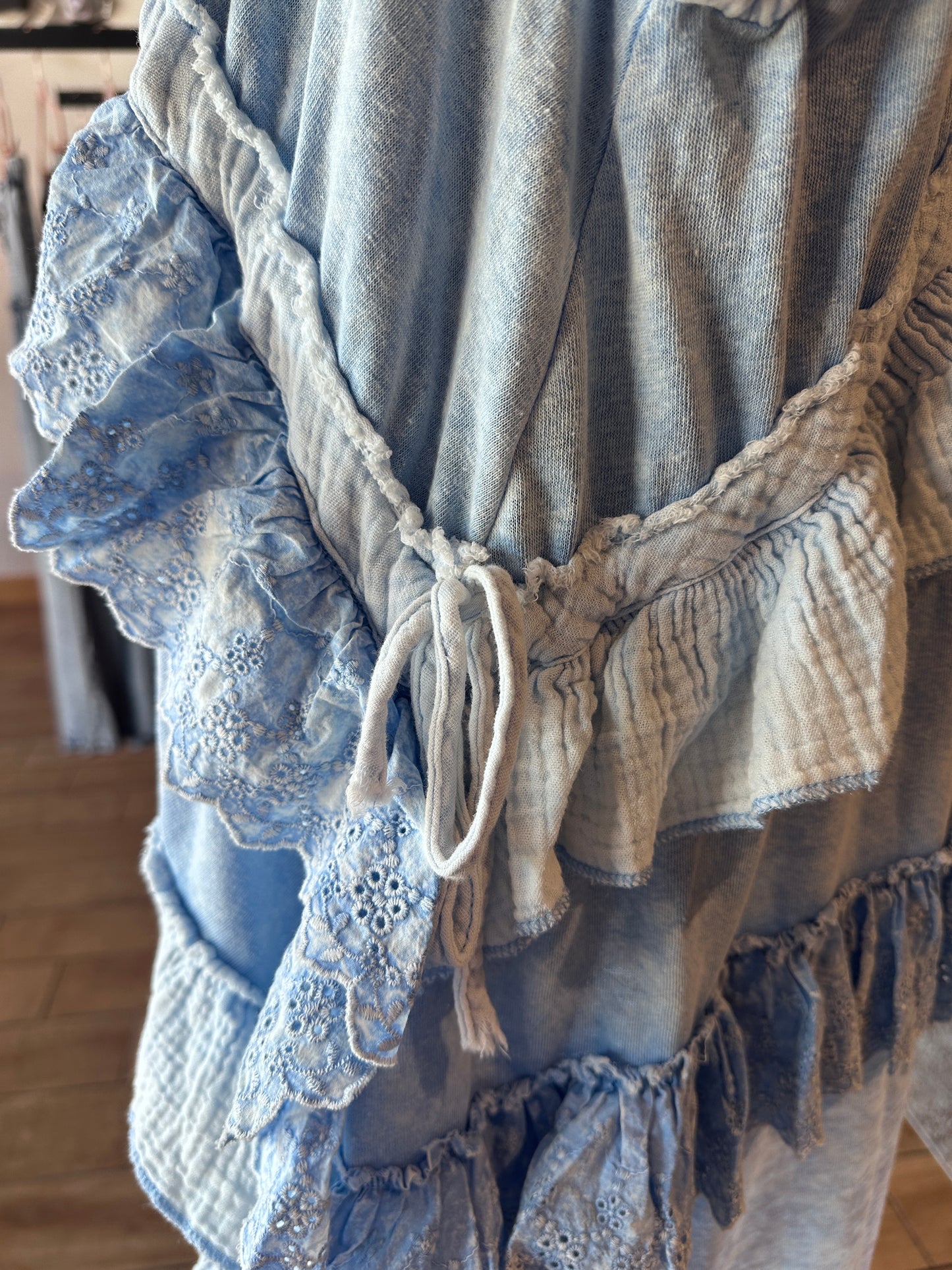 Sleeveless Tiered Ruffle Tunic (OLI&HALI)