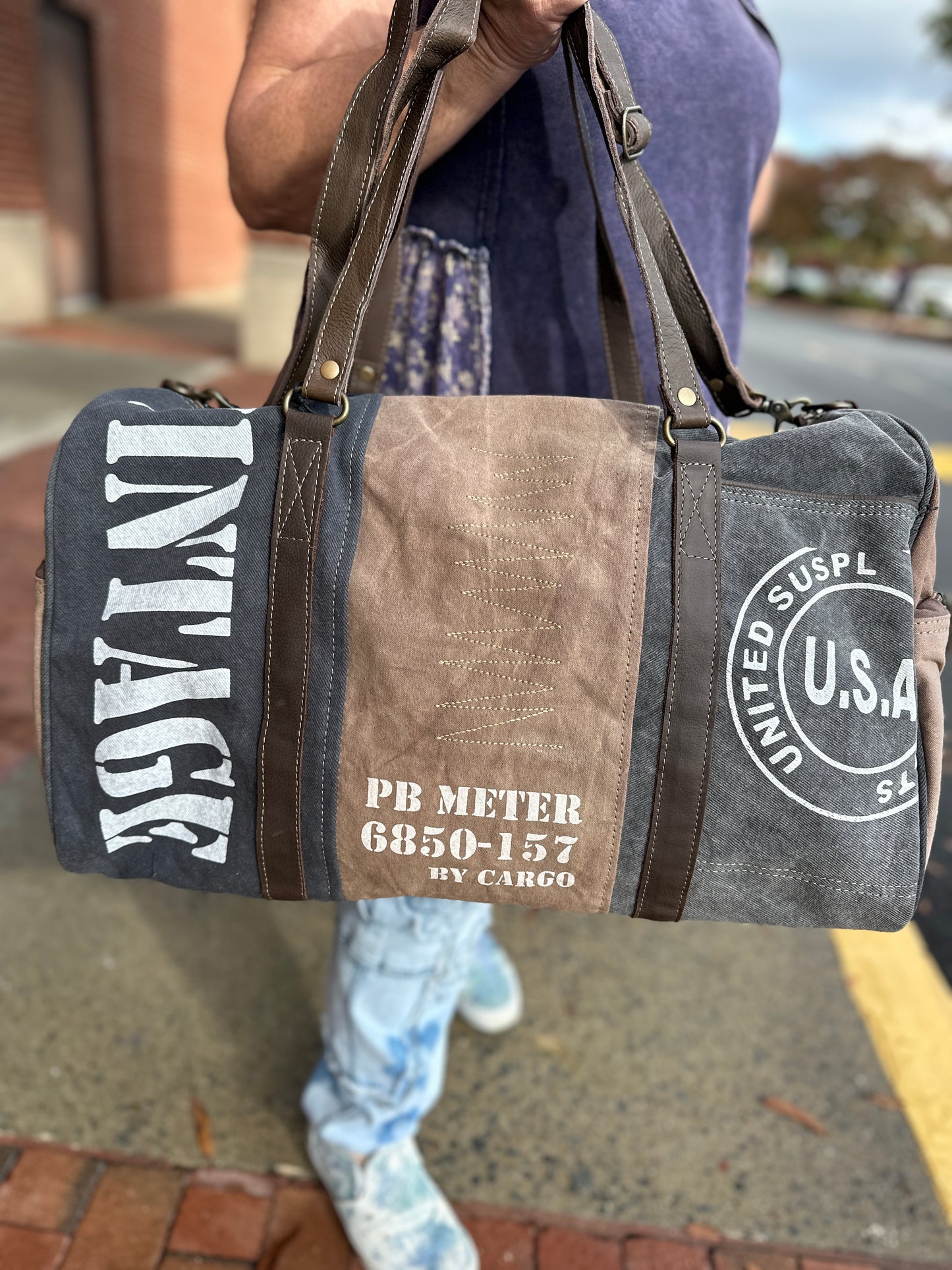 Vintage Cargo Duffle (Myra)