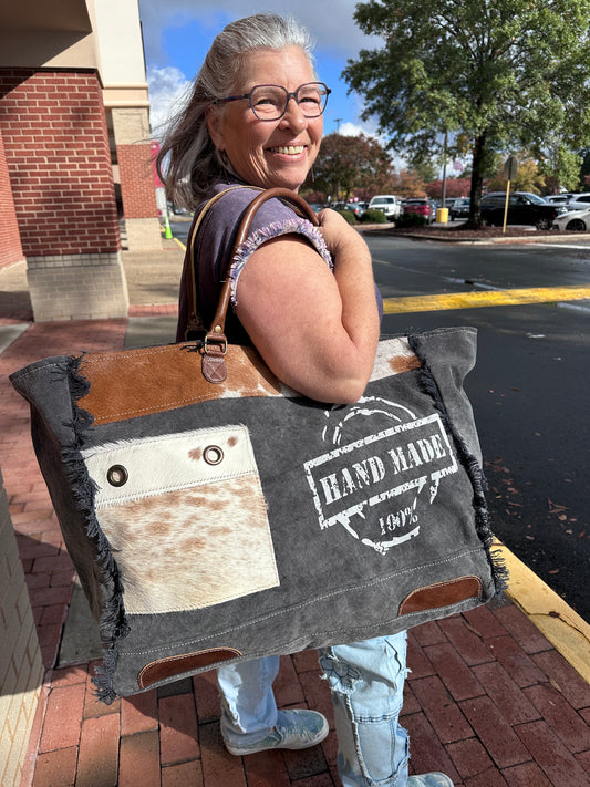 Cow Print Weekender (Myra)