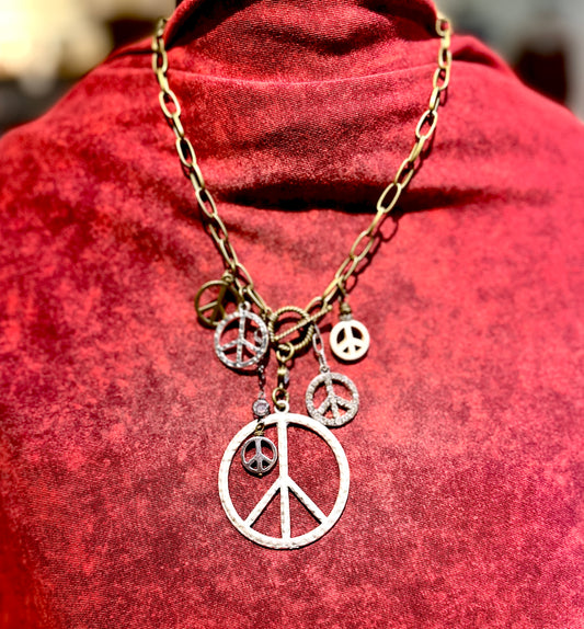 Gypsy Peace Necklace (Scooples Jewelry)