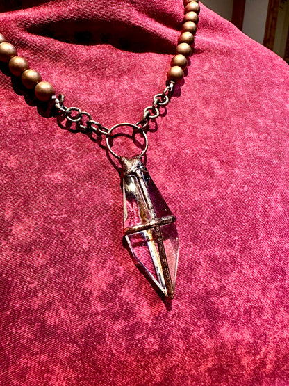 Copper Cross Necklace (Scooples Jewelry)