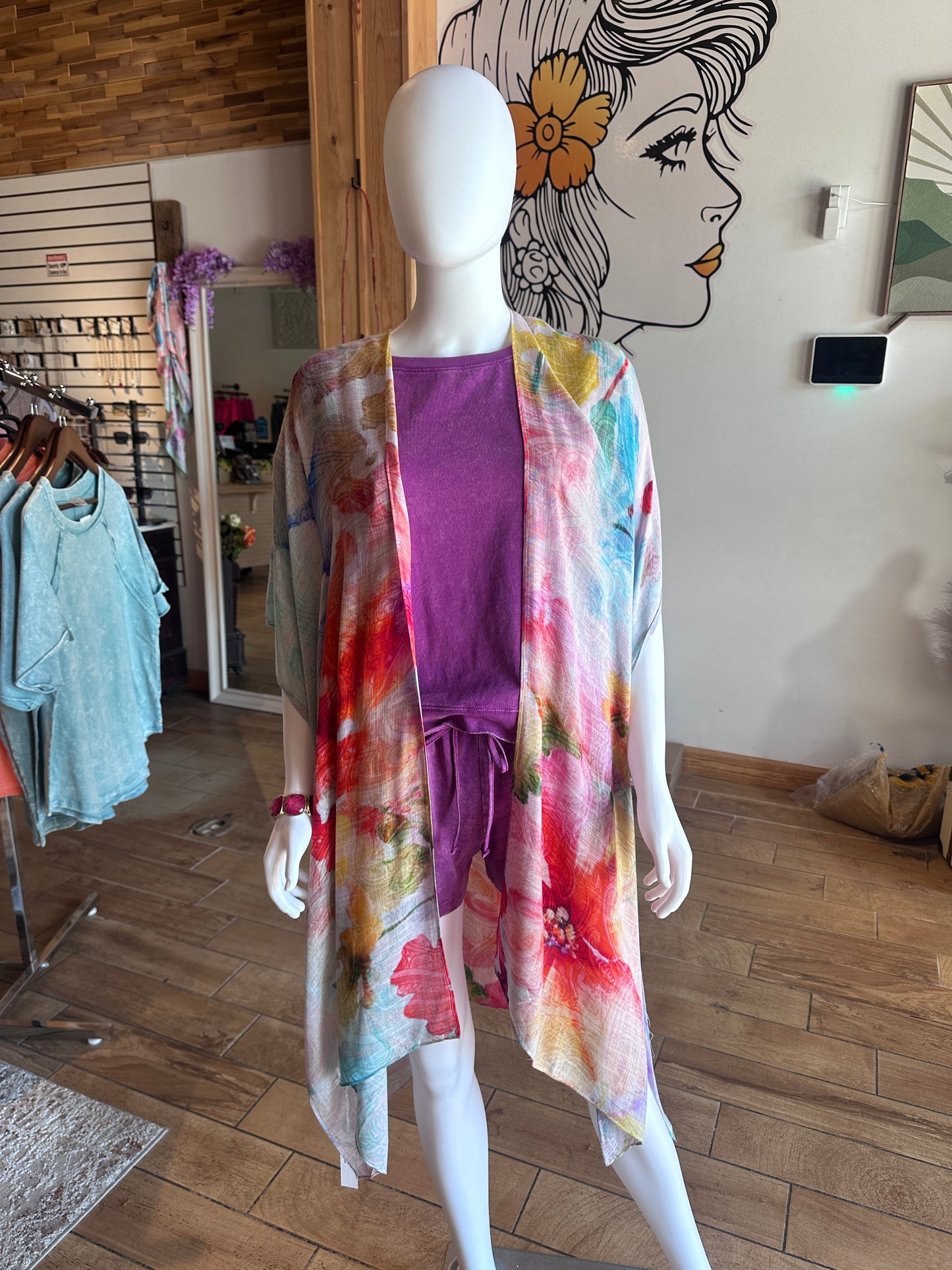 Island Flower Kimono