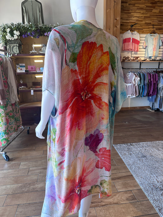 Island Flower Kimono