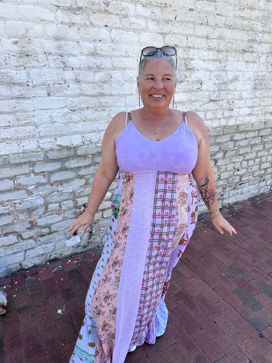 Boho Wild Flower Maxi Dress (Jayli)