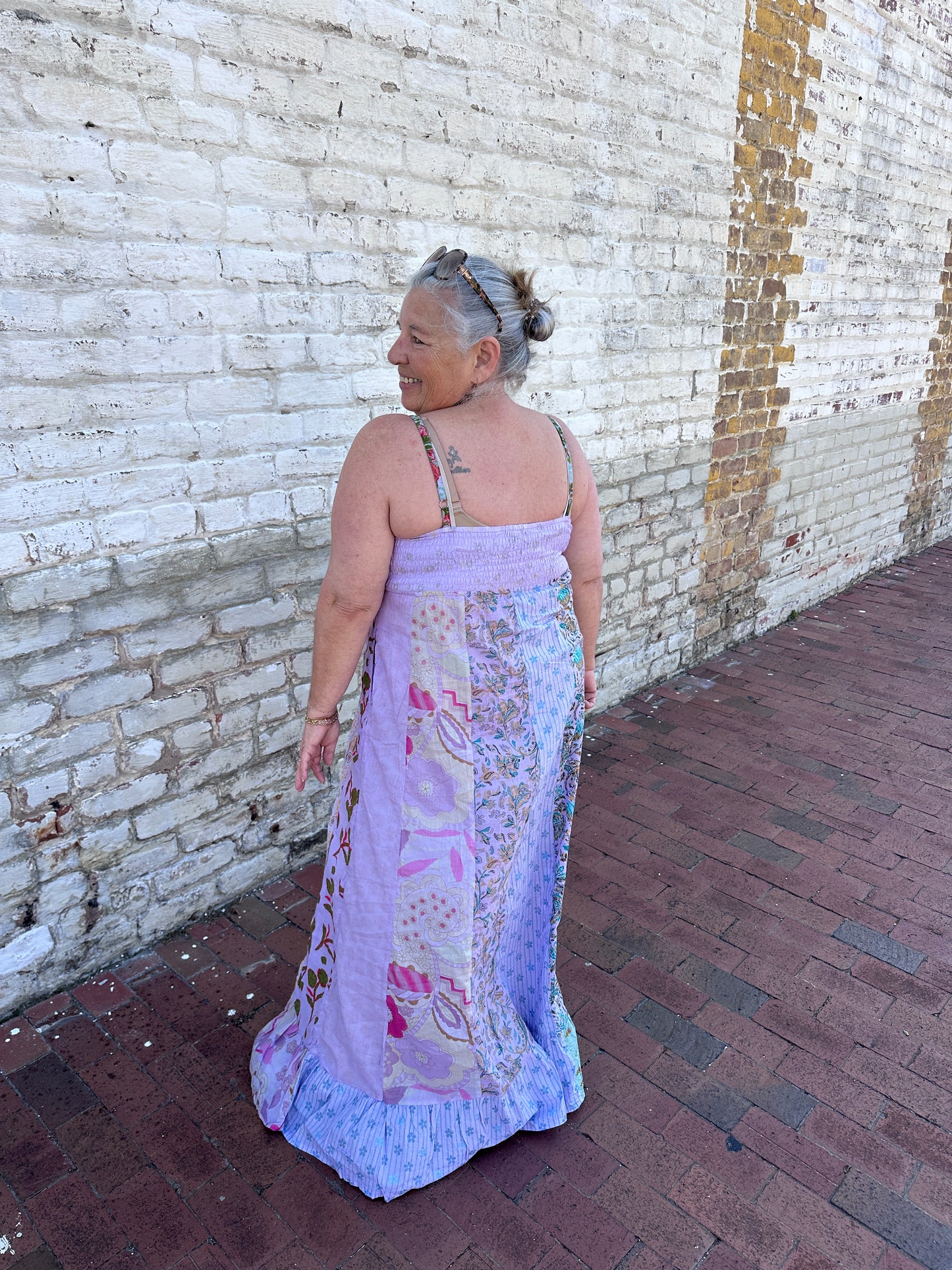 Boho Wild Flower Maxi Dress (Jayli)