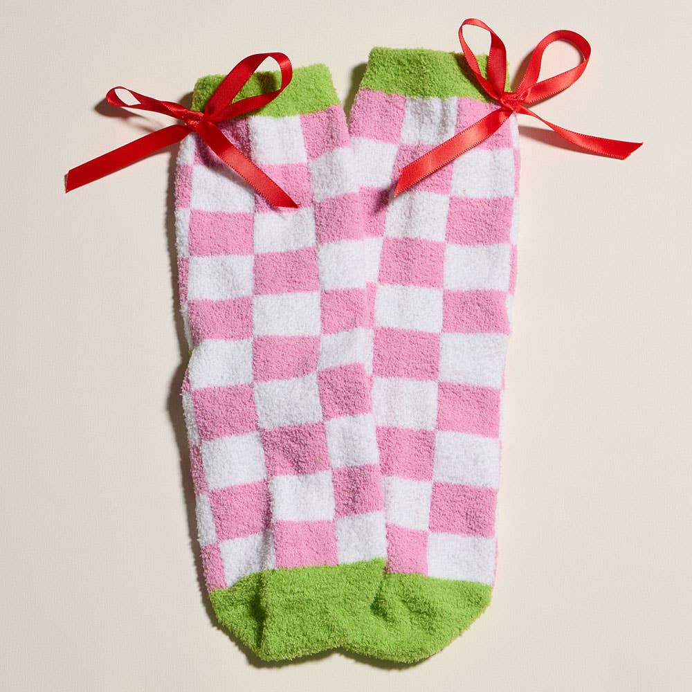 4Pairs Green Monster Grinch Christmas Bundle Gift Socks Set
