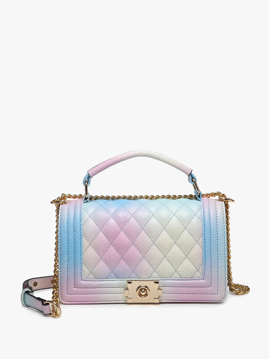 Emme Quilted Ombre Butterfly Crossbody