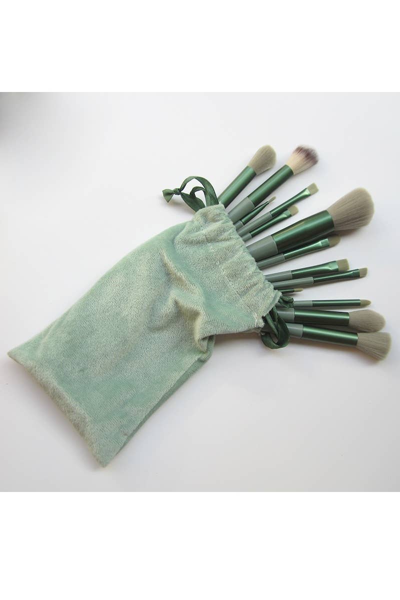 Makeup Brush Set (13pcs) w/Storage Bag