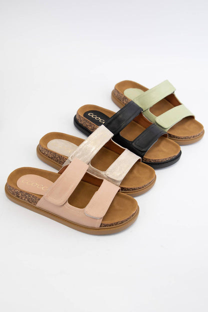 CCOCCI GWEN CORK SOLE SLIDE SANDAL