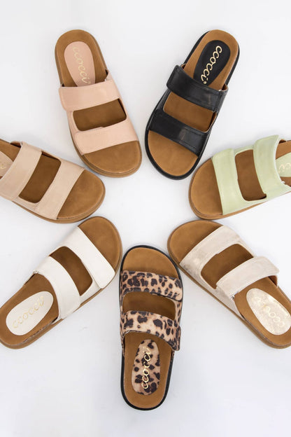 CCOCCI GWEN CORK SOLE SLIDE SANDAL