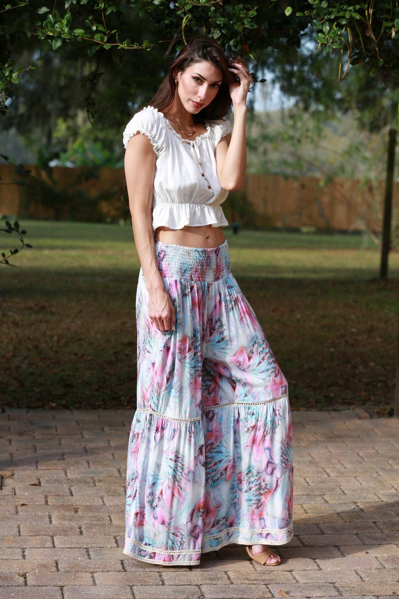 Boho Flared Pants (Sacred Threads)