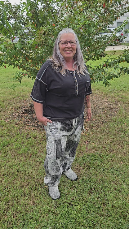 Cotton Harem Pants