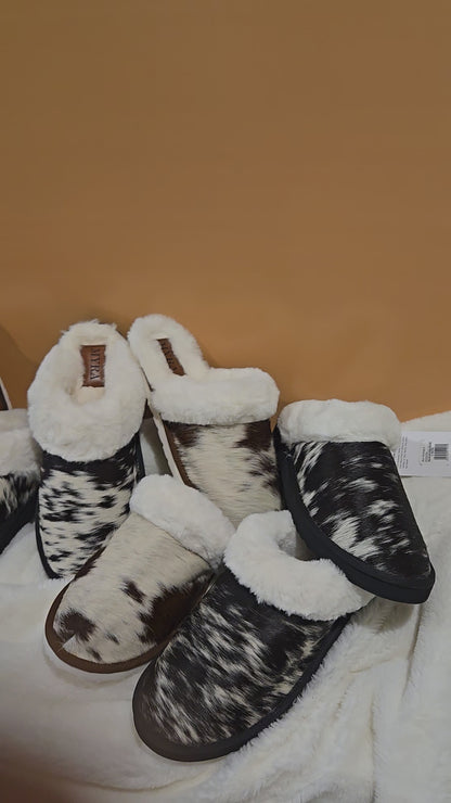 Cowhide Slippers