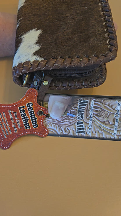 Cowhide Clutch