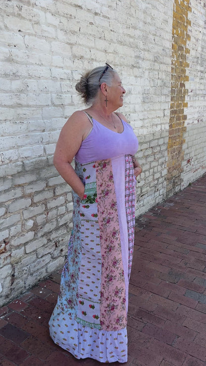 Boho Wild Flower Maxi Dress (Jayli)
