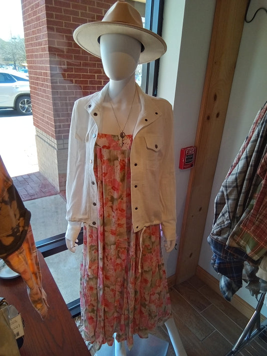 Cotton Double Gauze Jacket (Hem&Thread)