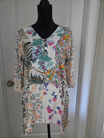 Floral Patchwork Tunic (Sacred Threads)
