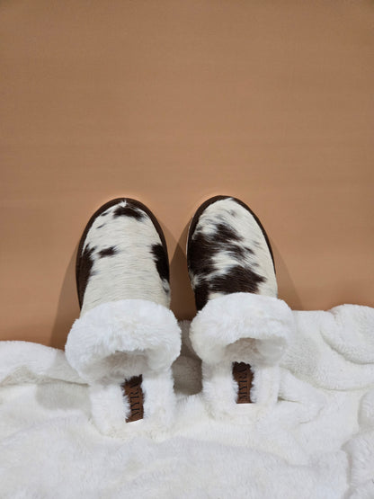 Cowhide Slippers