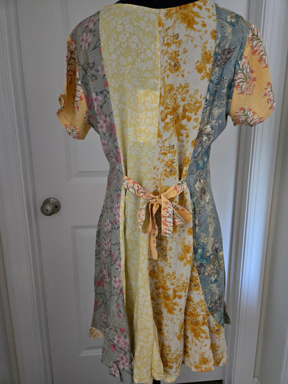 Sunflower Petal Mini Dress (Sacred Threads)