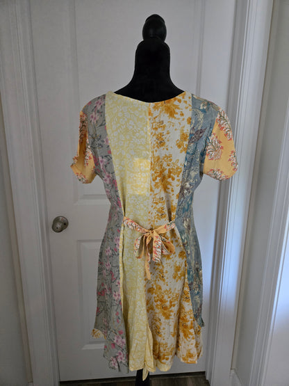 Sunflower Petal Mini Dress (Sacred Threads)