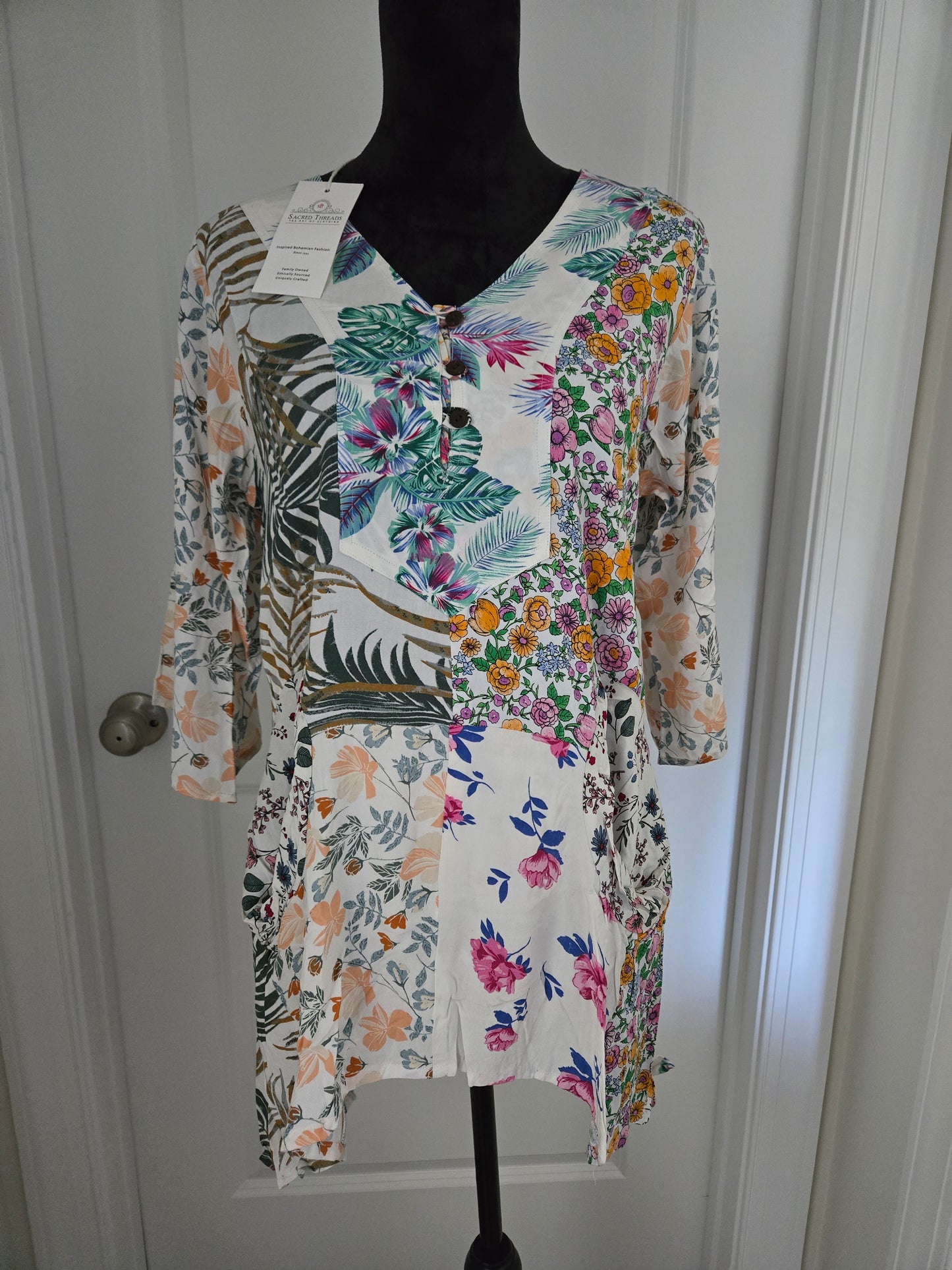 Floral Patchwork Tunic (Sacred Threads)