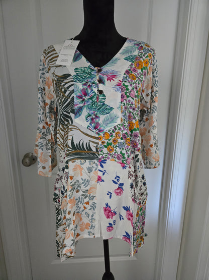 Floral Patchwork Tunic (Sacred Threads)