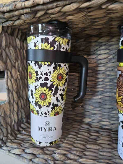 Flower 40oz Tumbler (Myra)