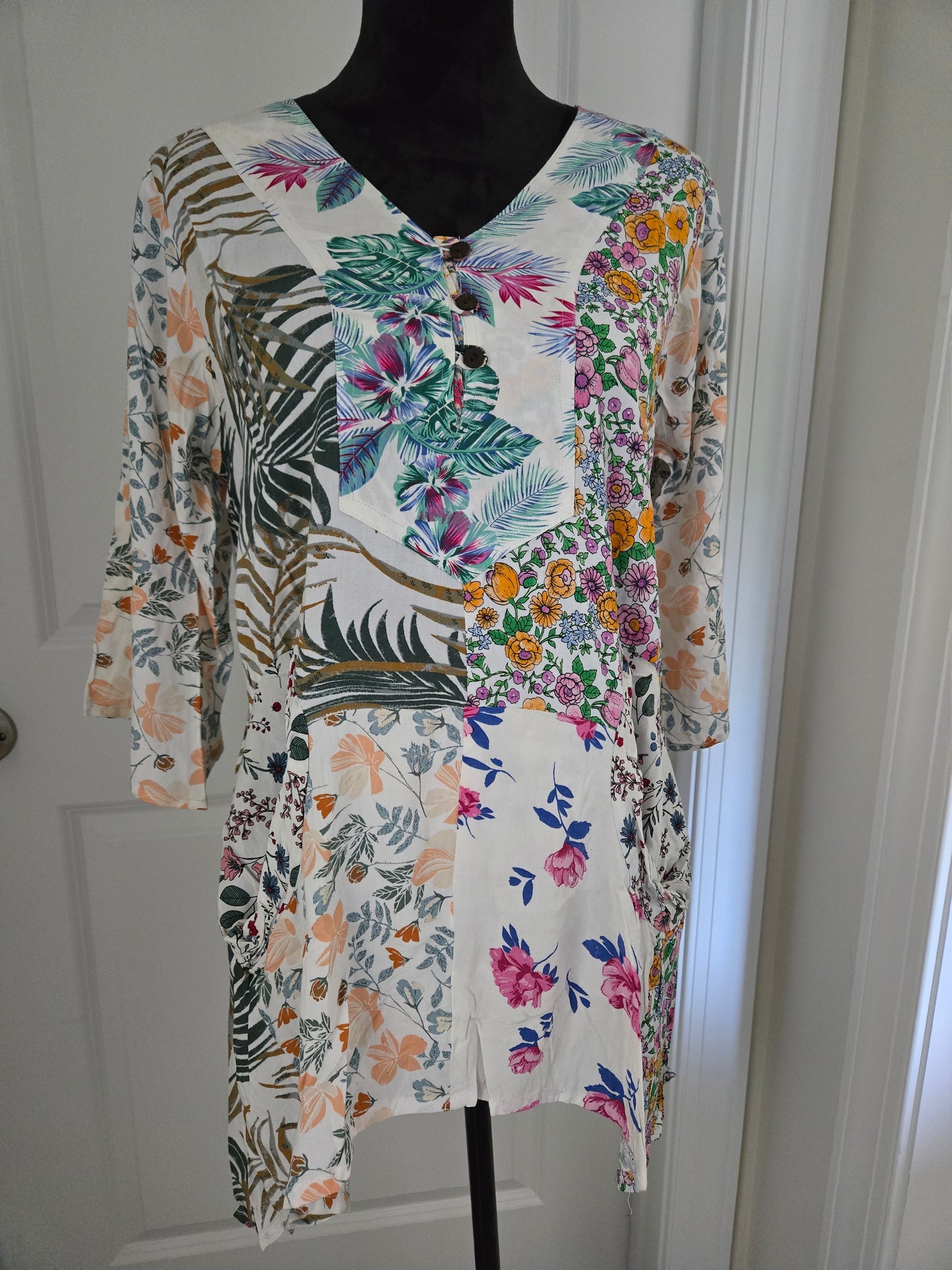 Floral Patchwork Tunic (Sacred Threads)