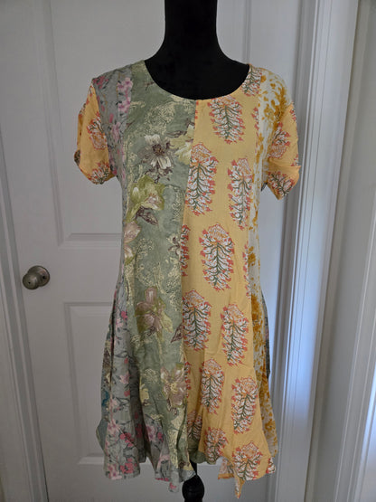 Sunflower Petal Mini Dress (Sacred Threads)