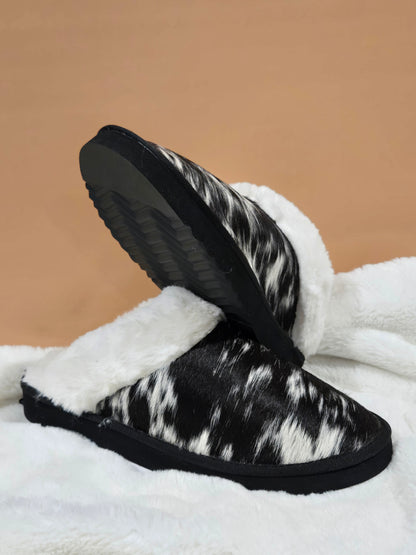 Cowhide Slippers