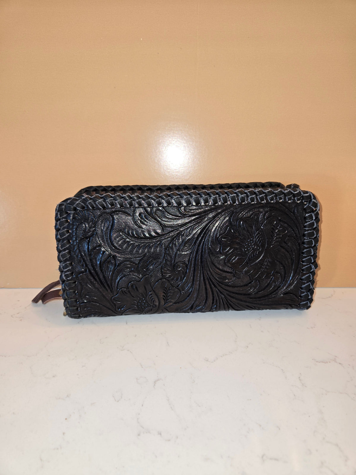 Clutch Handtooled Leather