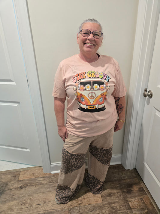 Stay Groovy Graphic Tshirt