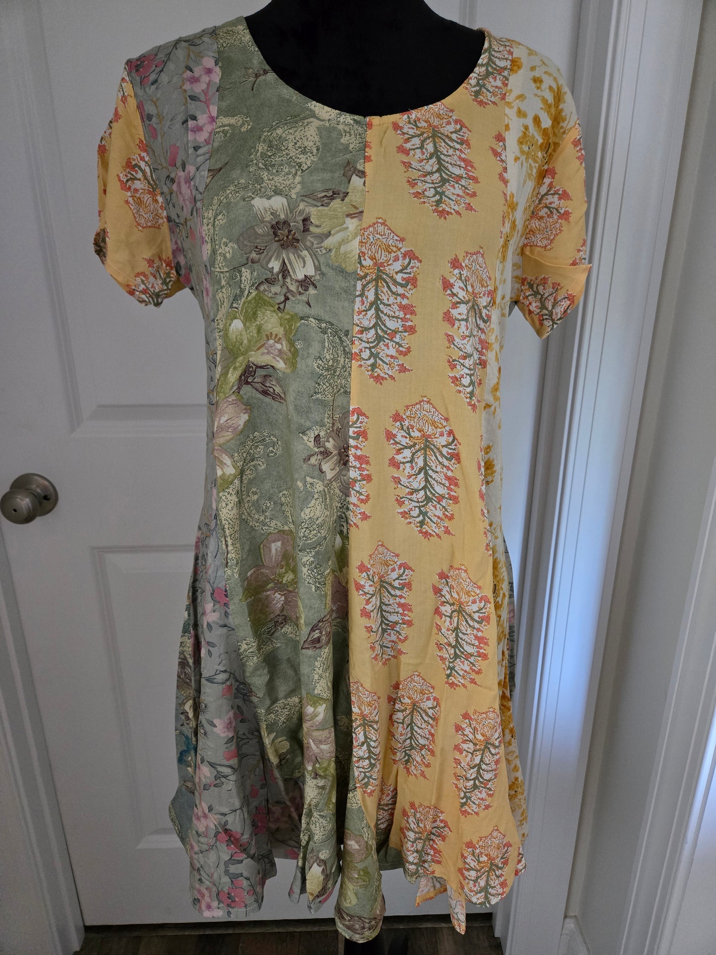 Sunflower Petal Mini Dress (Sacred Threads)