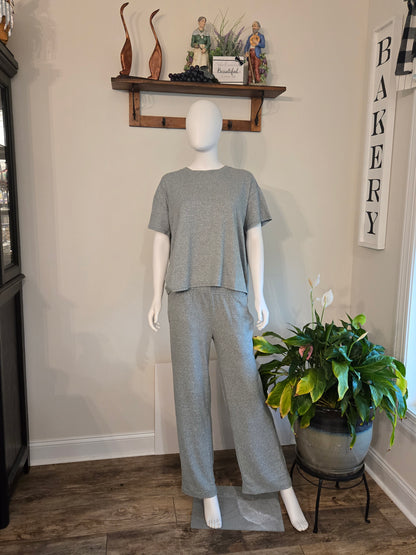 Short Sleeve Top and Pant Set